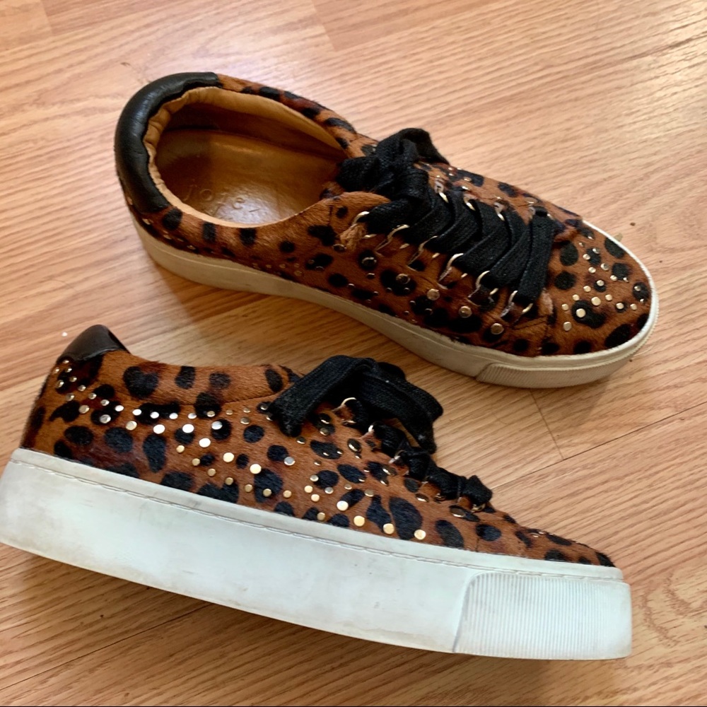 Joie leopard sneakers